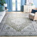 SAFAVIEH Tucson Machine Washable Slip Resistant Willa Traditional Rug