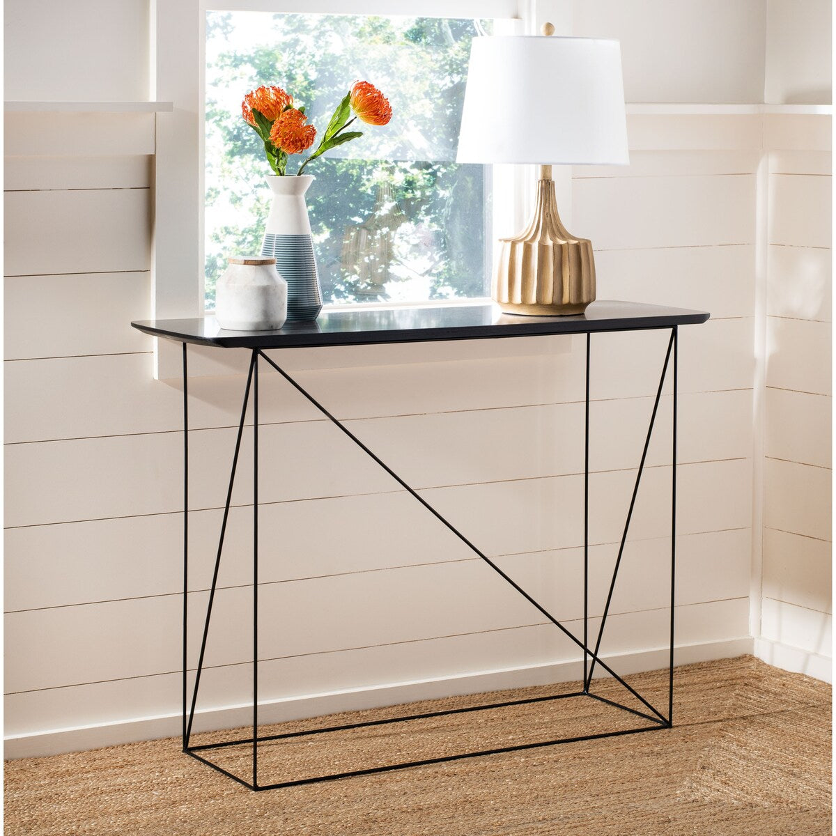 SAFAVIEH Tula Rectangle Console Table - 43.3" x 13.8" x 31.5" - 43Wx14Dx32H