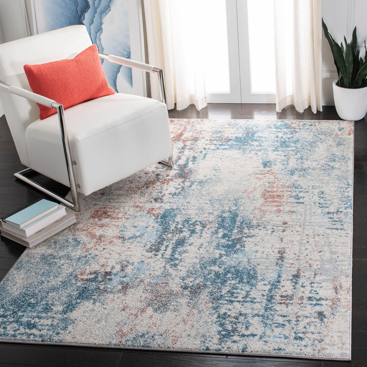 SAFAVIEH Tulum Emmaline Modern Abstract Rug