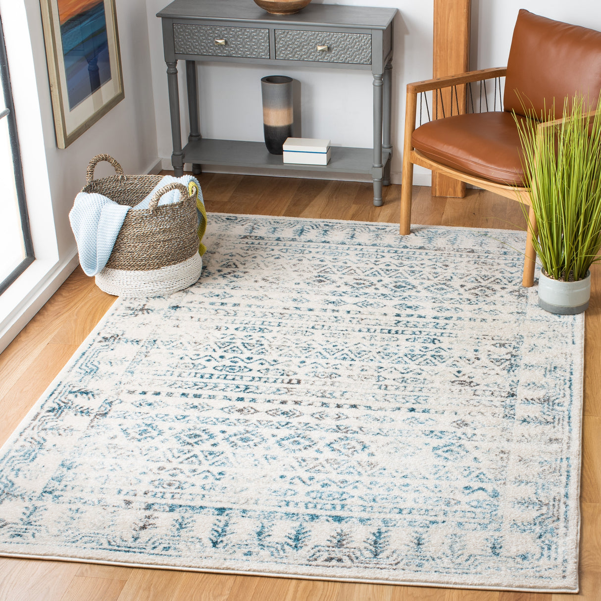 SAFAVIEH Tulum Luna Moroccan Boho Rug