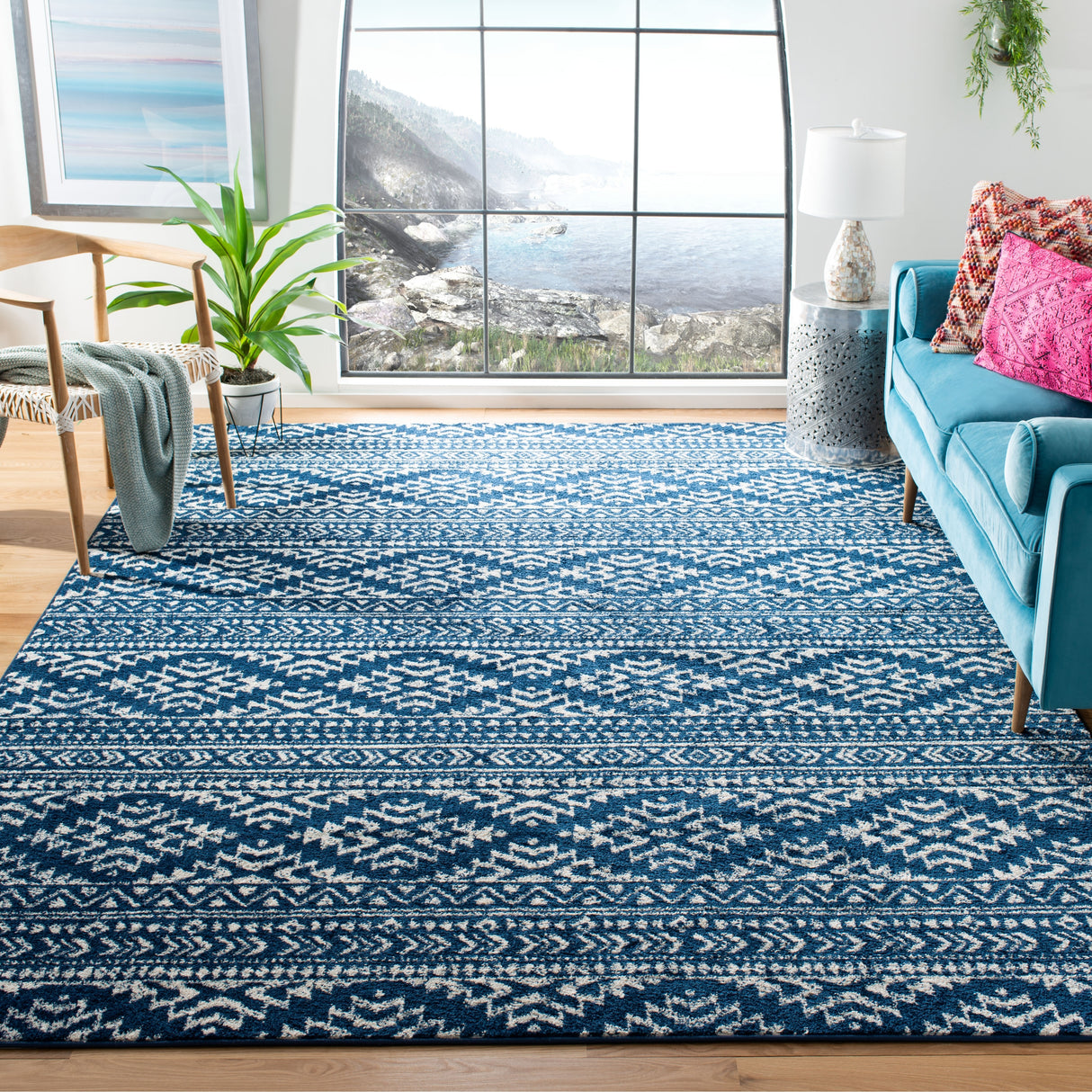 SAFAVIEH Tulum Vetuta Moroccan Boho Chic Area Rug