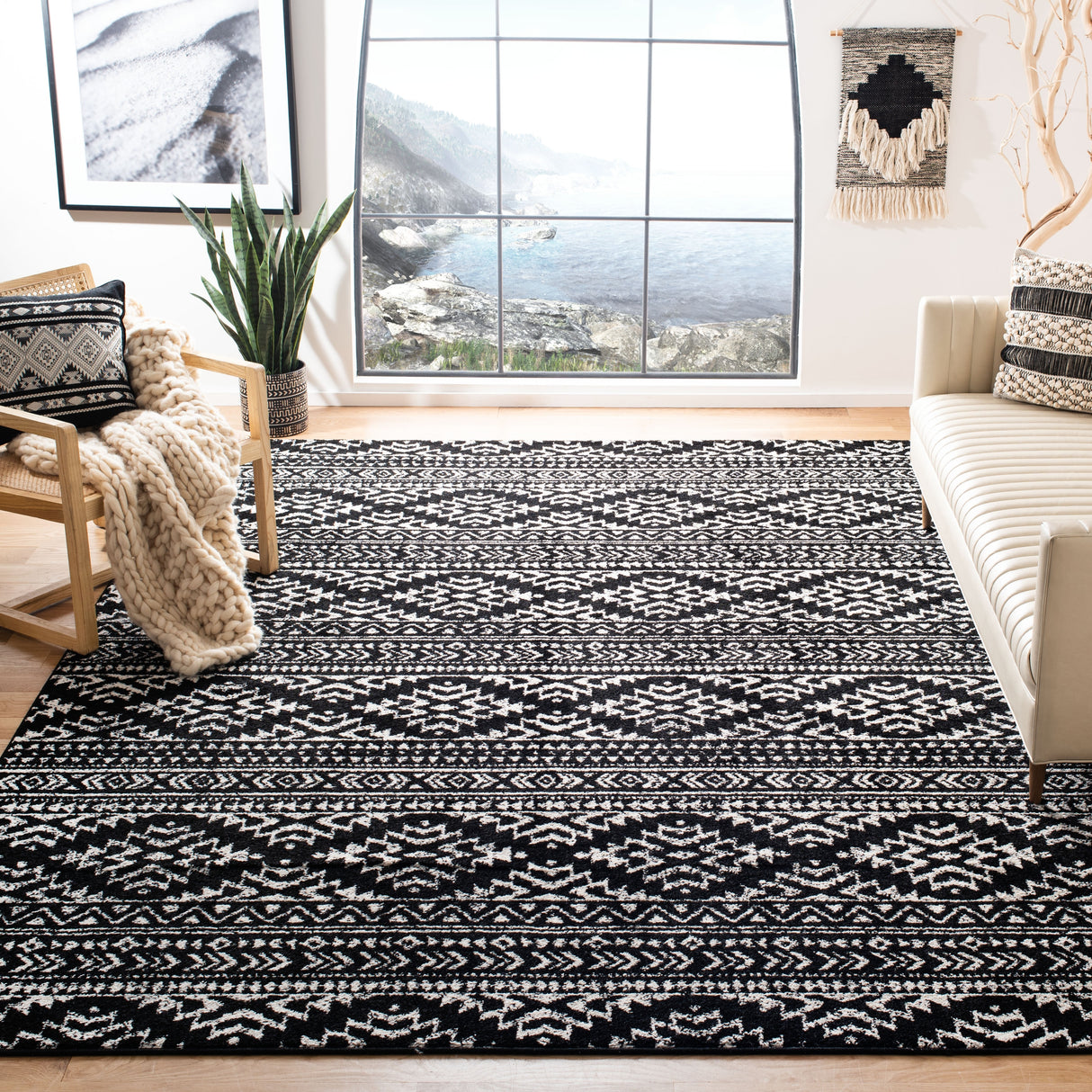 SAFAVIEH Tulum Vetuta Moroccan Boho Chic Area Rug