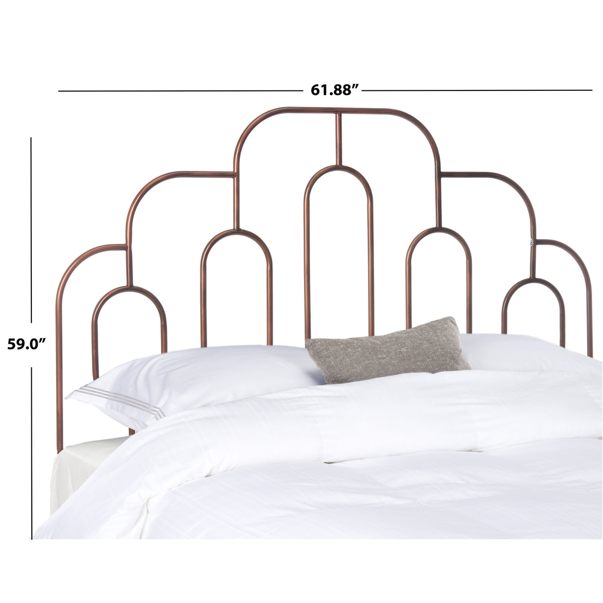 SAFAVIEH Tzana Metal Retro Headboard