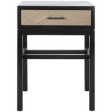 SAFAVIEH Ueli 1-Drawer Accent Table - 19" W x 15.8" L x 26" H - 19Wx16Dx26H