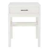 SAFAVIEH Ueli 1-Drawer Accent Table - 19" W x 15.8" L x 26" H - 19Wx16Dx26H