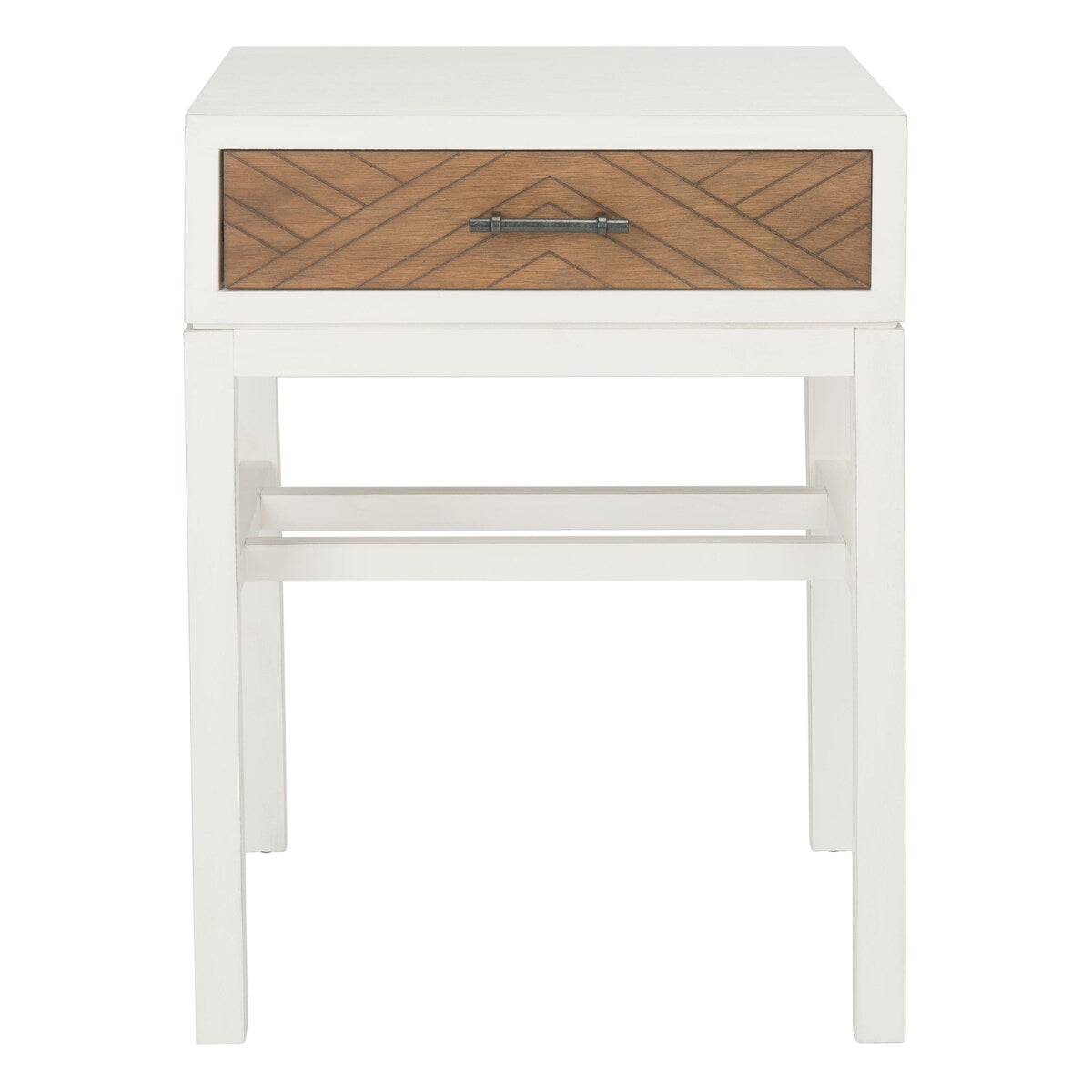 SAFAVIEH Ueli 1-Drawer Accent Table - 19" W x 15.8" L x 26" H - 19Wx16Dx26H