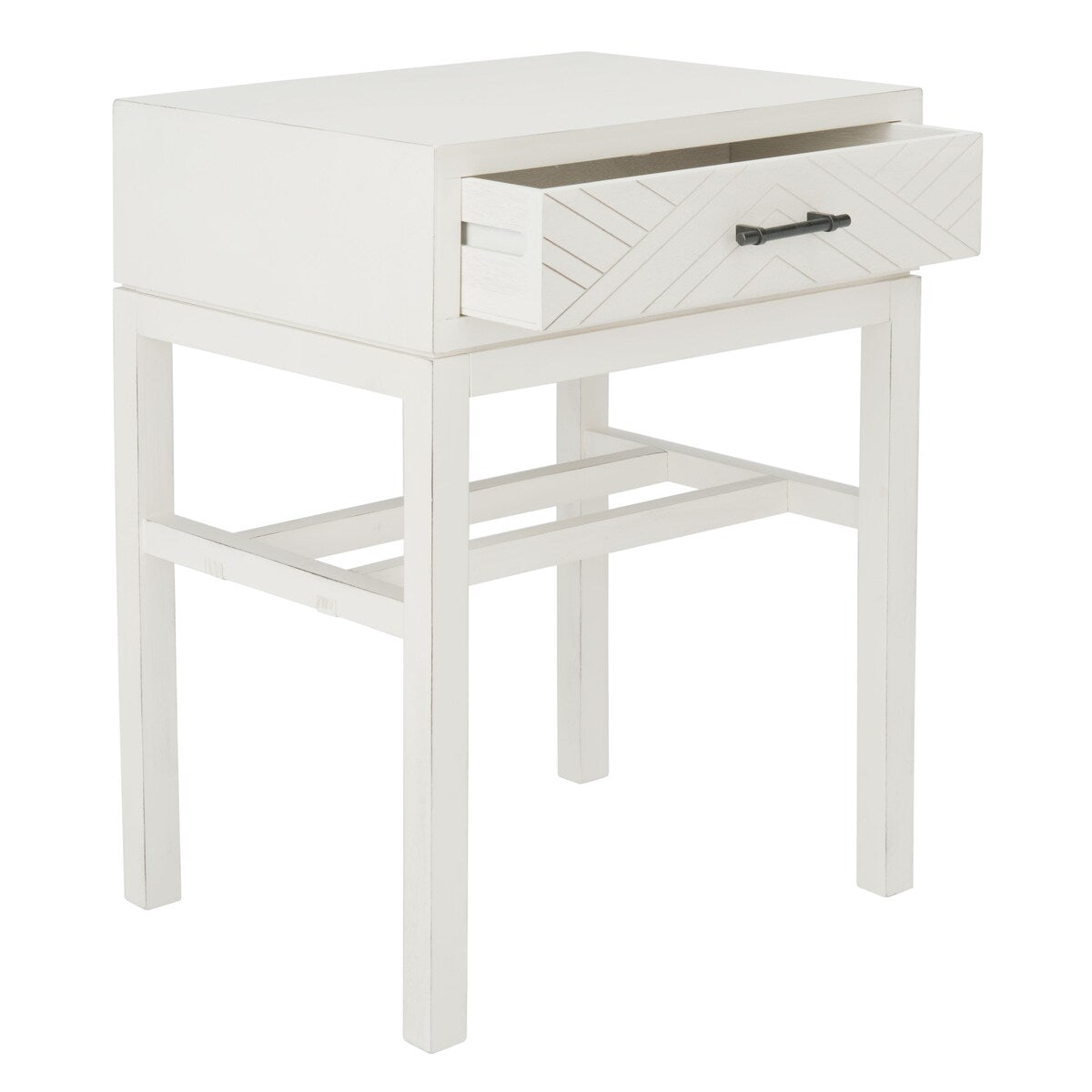 SAFAVIEH Ueli 1-Drawer Accent Table - 19" W x 15.8" L x 26" H - 19Wx16Dx26H