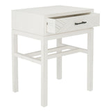 SAFAVIEH Ueli 1-Drawer Accent Table - 19" W x 15.8" L x 26" H - 19Wx16Dx26H