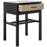 SAFAVIEH Ueli 1-Drawer Accent Table - 19" W x 15.8" L x 26" H - 19Wx16Dx26H