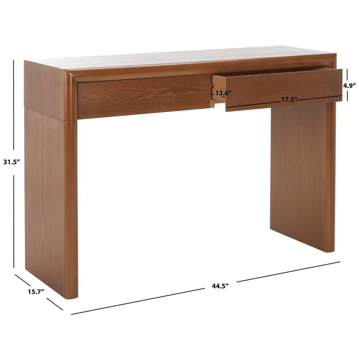 SAFAVIEH Ulvika Console Table with Drawers - 44Wx16Dx31H