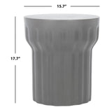 SAFAVIEH Ulya Concrete Indoor/ Outdoor Accent Table - 15.7" x 15.7" x 17.7" - 16Wx16Dx18H