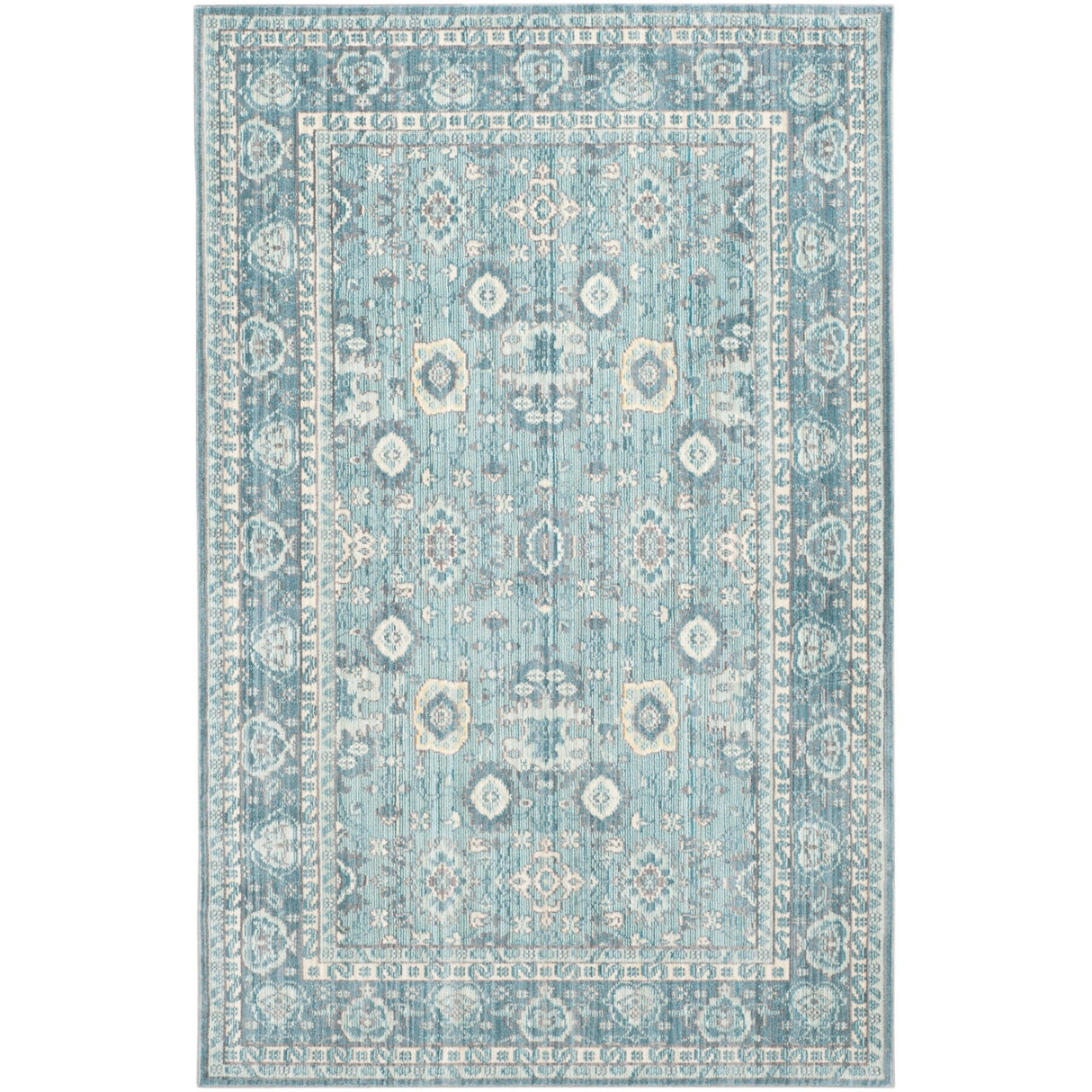 SAFAVIEH Valencia Cidalia Distressed Vintage Boho Oriental Polyester Rug