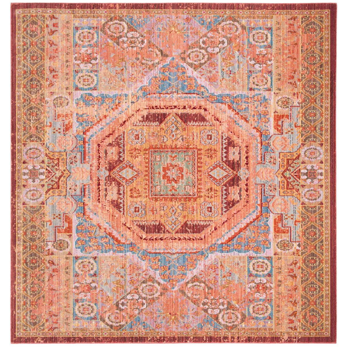 SAFAVIEH Valencia Chedva Boho Oriental Distressed Rug