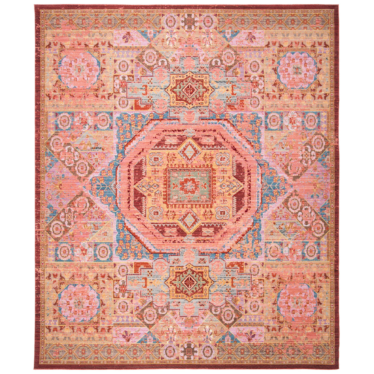 SAFAVIEH Valencia Chedva Boho Oriental Distressed Rug