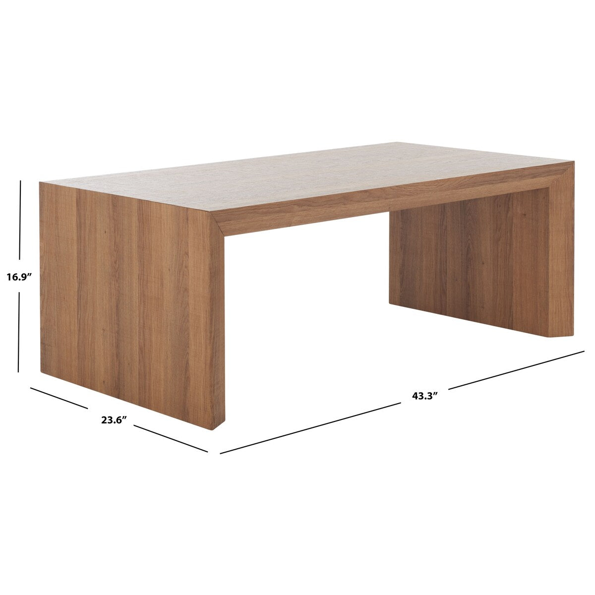 SAFAVIEH Valerie Coffee Table - 43" W x 24" D x 17" H - 43Wx24Dx17H