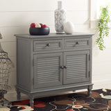 SAFAVIEH Vashti 2-Drawer 2 Door Sideboard - 29.5"Wx13.4"Lx26"H - 30Wx13Dx26H