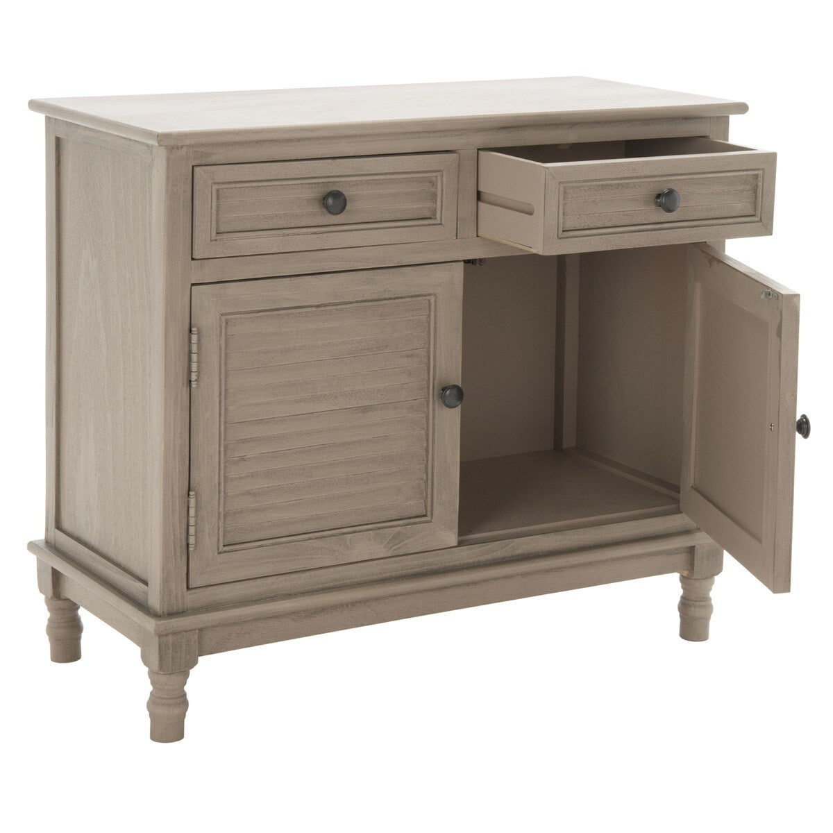 SAFAVIEH Vashti 2-Drawer 2 Door Sideboard - 29.5"Wx13.4"Lx26"H - 30Wx13Dx26H