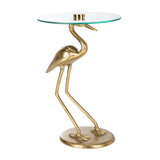 SAFAVIEH Vassilia Crane Base Accent Table - 16Wx16Dx26H