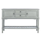 SAFAVIEH Vella 2-Drawer 2 Door Console Table - 47.3" W x 13" L x 29.5" H - 47Wx13Dx30H