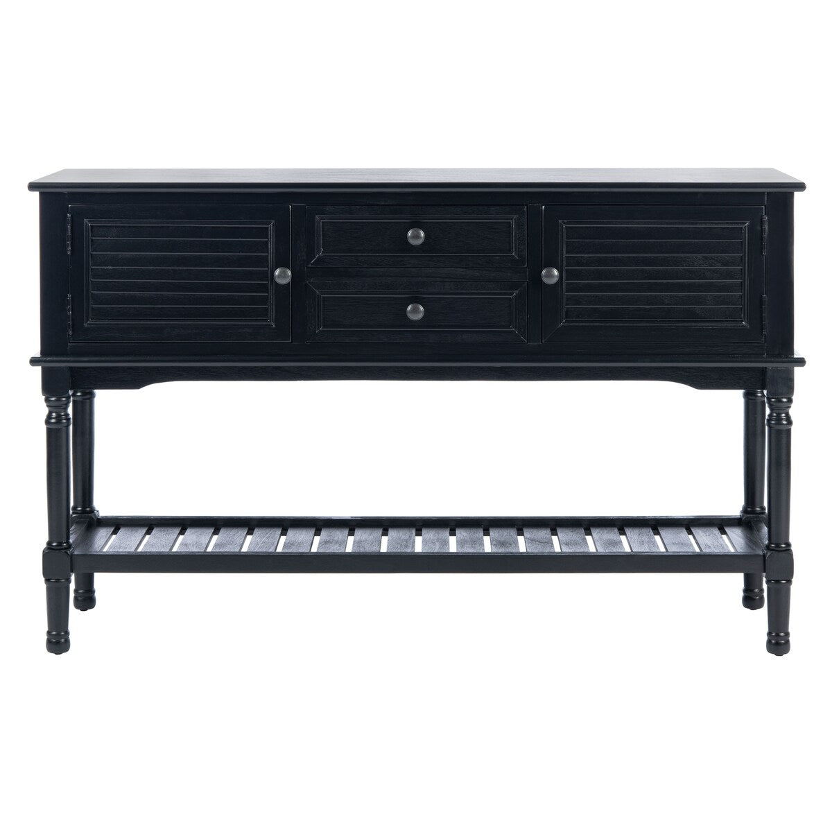 SAFAVIEH Vella 2-Drawer 2 Door Console Table - 47.3" W x 13" L x 29.5" H - 47Wx13Dx30H