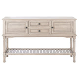 SAFAVIEH Vella 2-Drawer 2 Door Console Table - 47.3" W x 13" L x 29.5" H - 47Wx13Dx30H