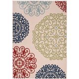 SAFAVIEH Veranda Indoor/ Outdoor Waterproof Patio Backyard Rug - 6'7" x 9'