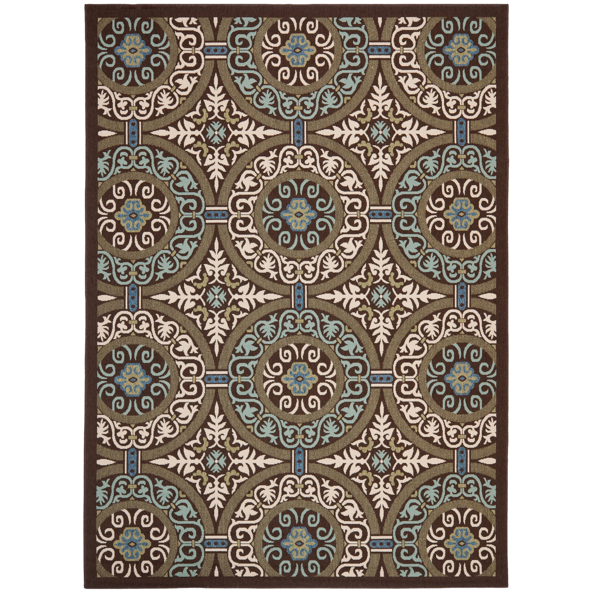 SAFAVIEH Veranda Torunn Indoor/ Outdoor Waterproof Patio Backyard Rug