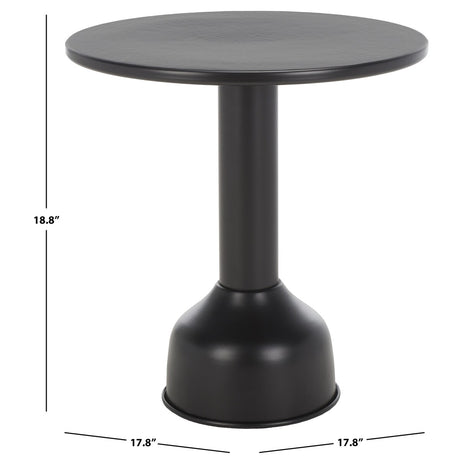 SAFAVIEH Veronica Round Accent Table - 18" W x 18" D x 19" H - 18Wx18Dx19H