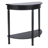 SAFAVIEH Veva Half Moon Console Table - 28" W x 11.8" L x 28" H - 28Wx12Dx28H