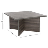 SAFAVIEH Vilia Modern Square Coffee Table - 32 In. W x 32 In. D x 16 In. H - 32Wx32Dx16H