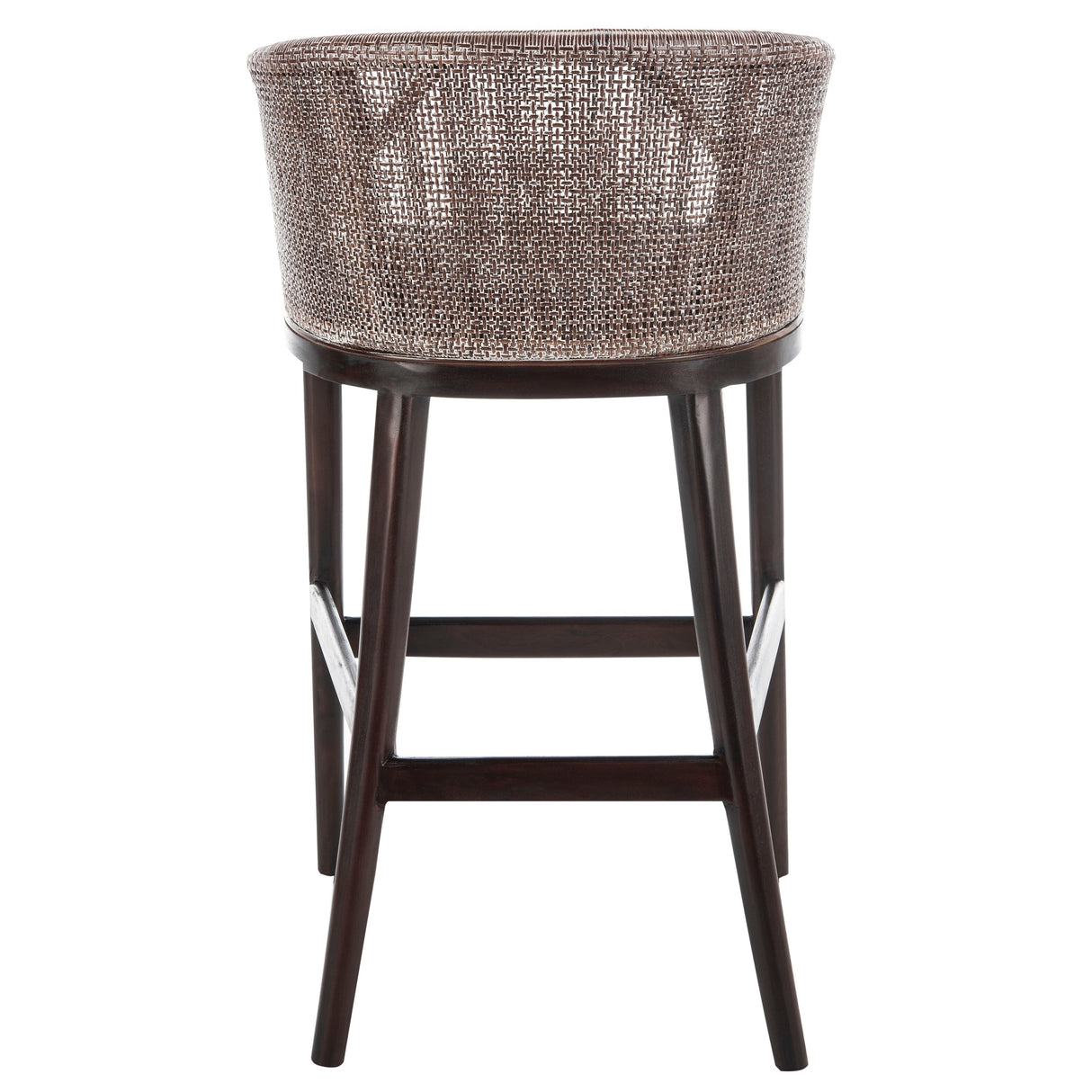 SAFAVIEH Virona Rattan 30-inch Bar Stool - 22.3" W x 20.5" L x 39" H - 22Wx21Dx39H