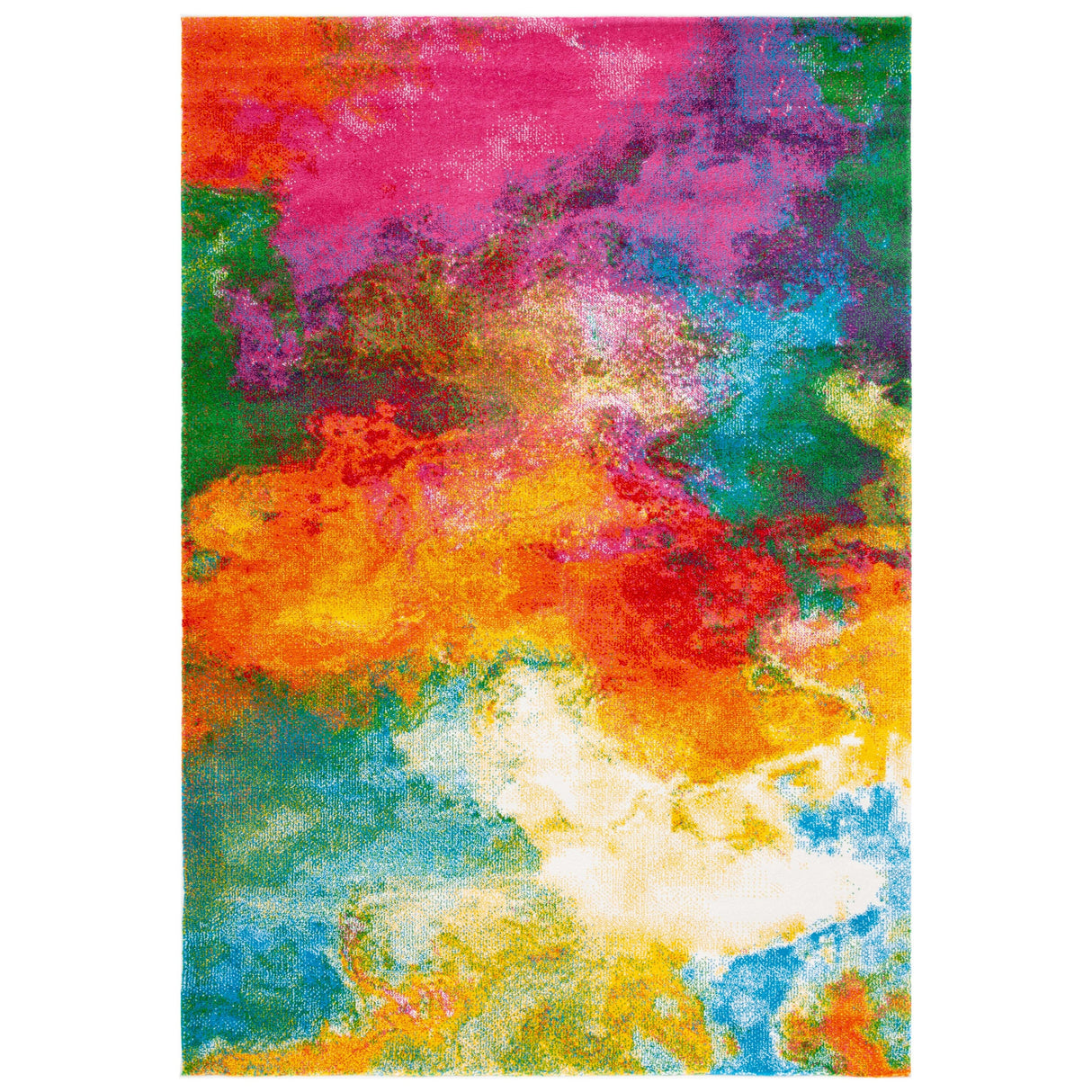 SAFAVIEH Watercolor Dixie Modern Abstract Rug