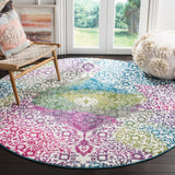 SAFAVIEH Watercolor Sierra Modern Abstract Medallion Rug