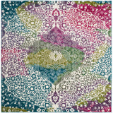 SAFAVIEH Watercolor Sierra Modern Abstract Medallion Rug