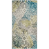 SAFAVIEH Watercolor Sierra Modern Abstract Medallion Rug