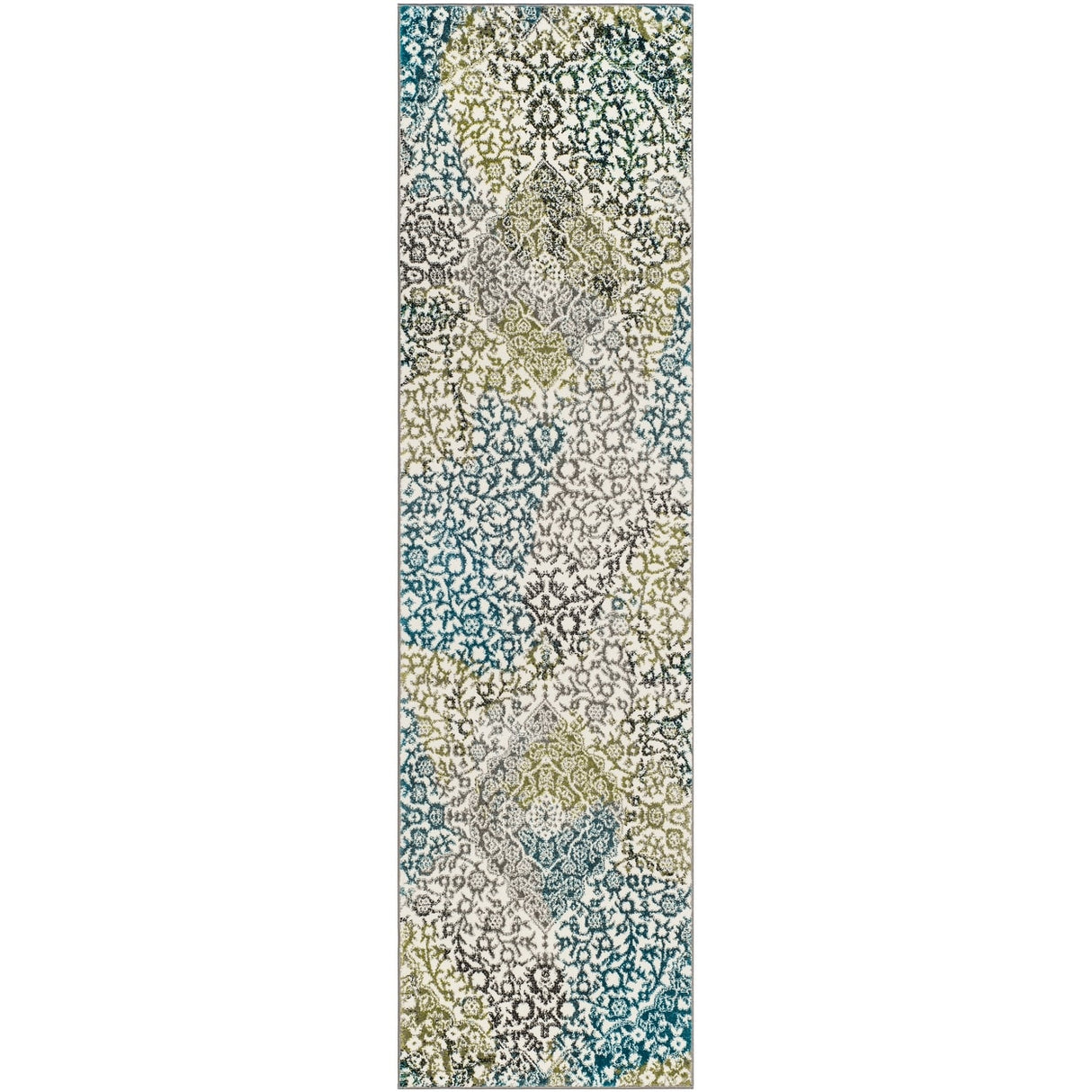 SAFAVIEH Watercolor Sierra Modern Abstract Medallion Rug