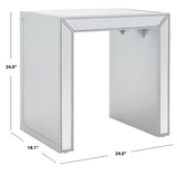 SAFAVIEH Winnie Mirrored Accent Table - 25" W x 18" D x 25" H - 24Wx18Dx24H