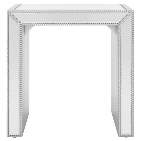 SAFAVIEH Winnie Mirrored Accent Table - 25" W x 18" D x 25" H - 24Wx18Dx24H