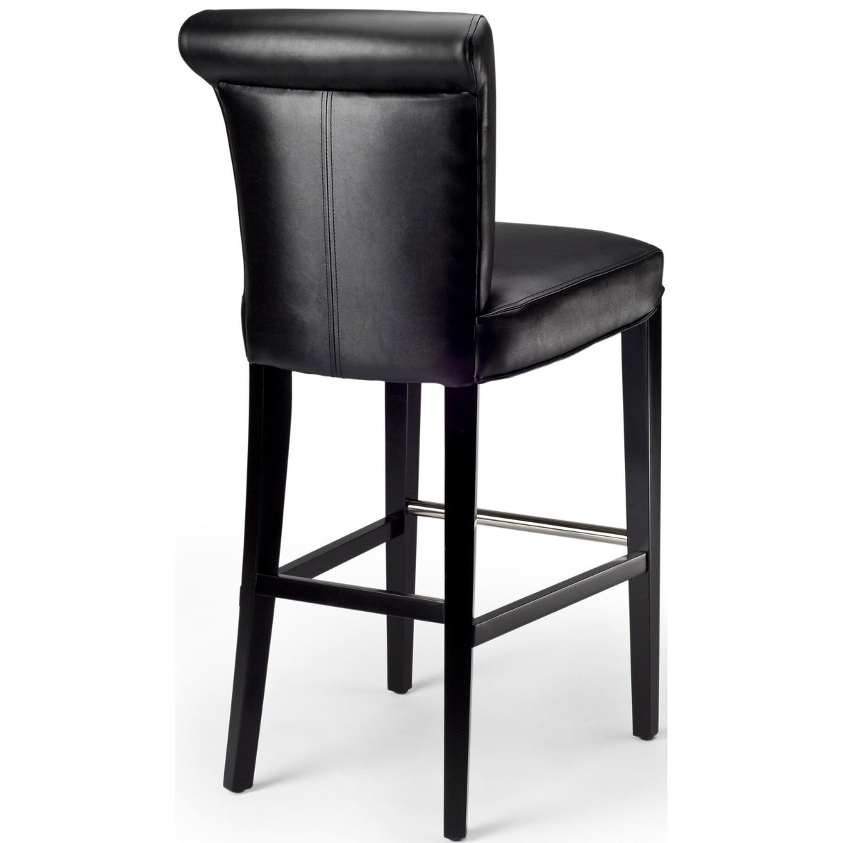 SAFAVIEH Yasmin Black Leather 29-inch Bar Stool - 19Wx23Dx44H