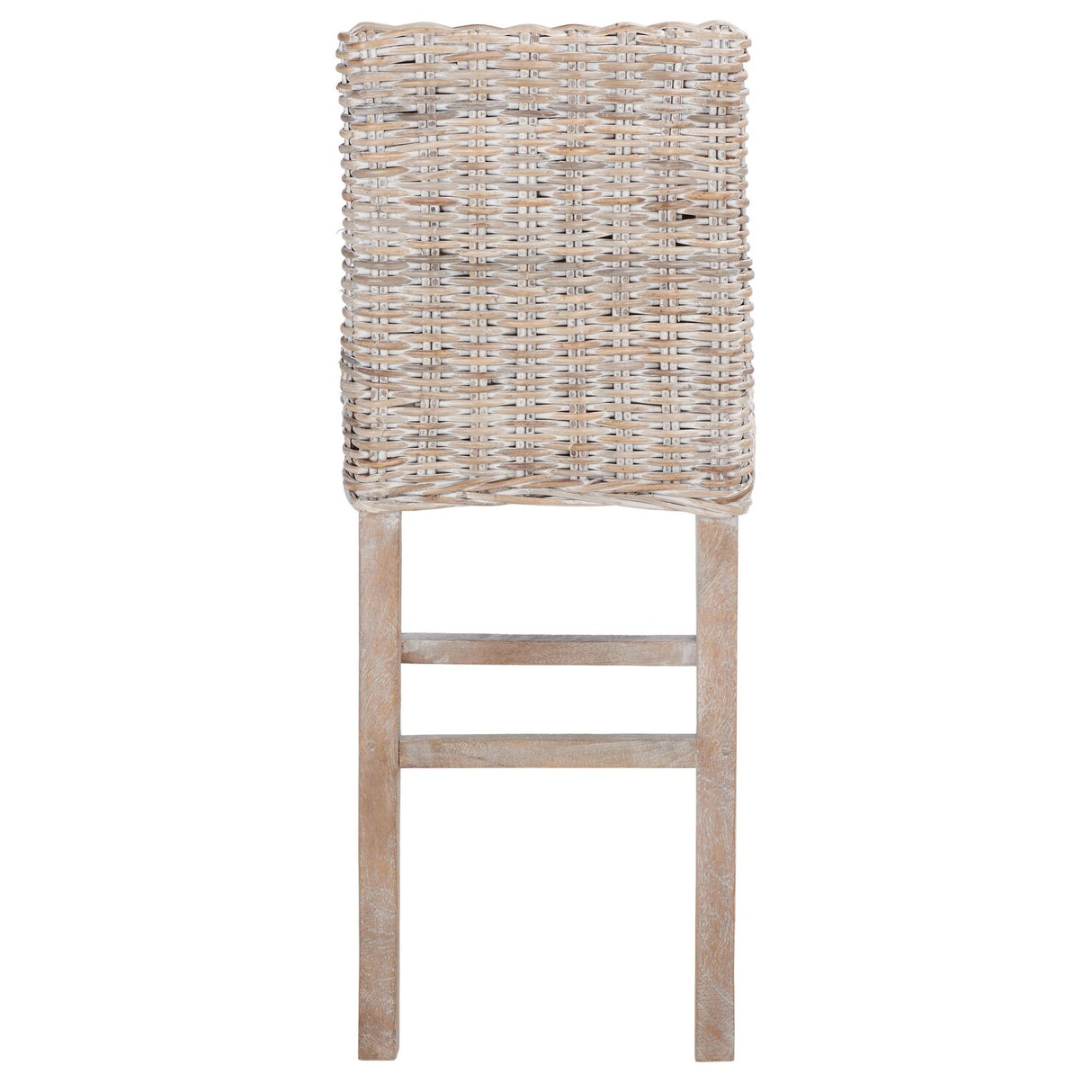 SAFAVIEH Yuna Rattan 30-inch Bar Stool - 20.1" W x 18.5" L x 43.3" H - 20Wx19Dx43H