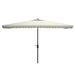 SAFAVIEH Zariah Rectangular 6'x10' Outdoor Umbrella with Valance