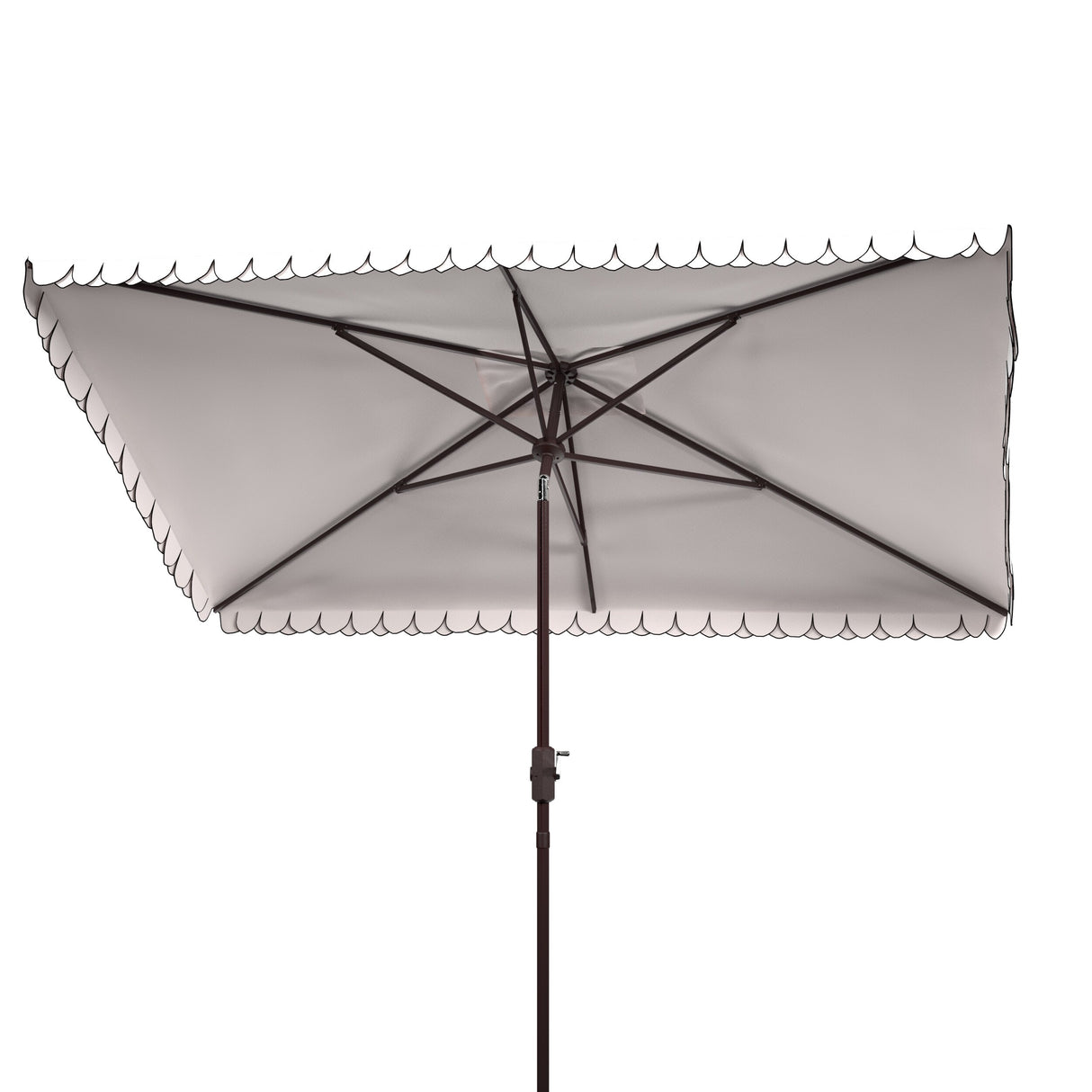 SAFAVIEH Zariah Rectangular 6'x10' Outdoor Umbrella with Valance