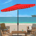 SAFAVIEH Zariah Rectangular 6'x10' Outdoor Umbrella with Valance