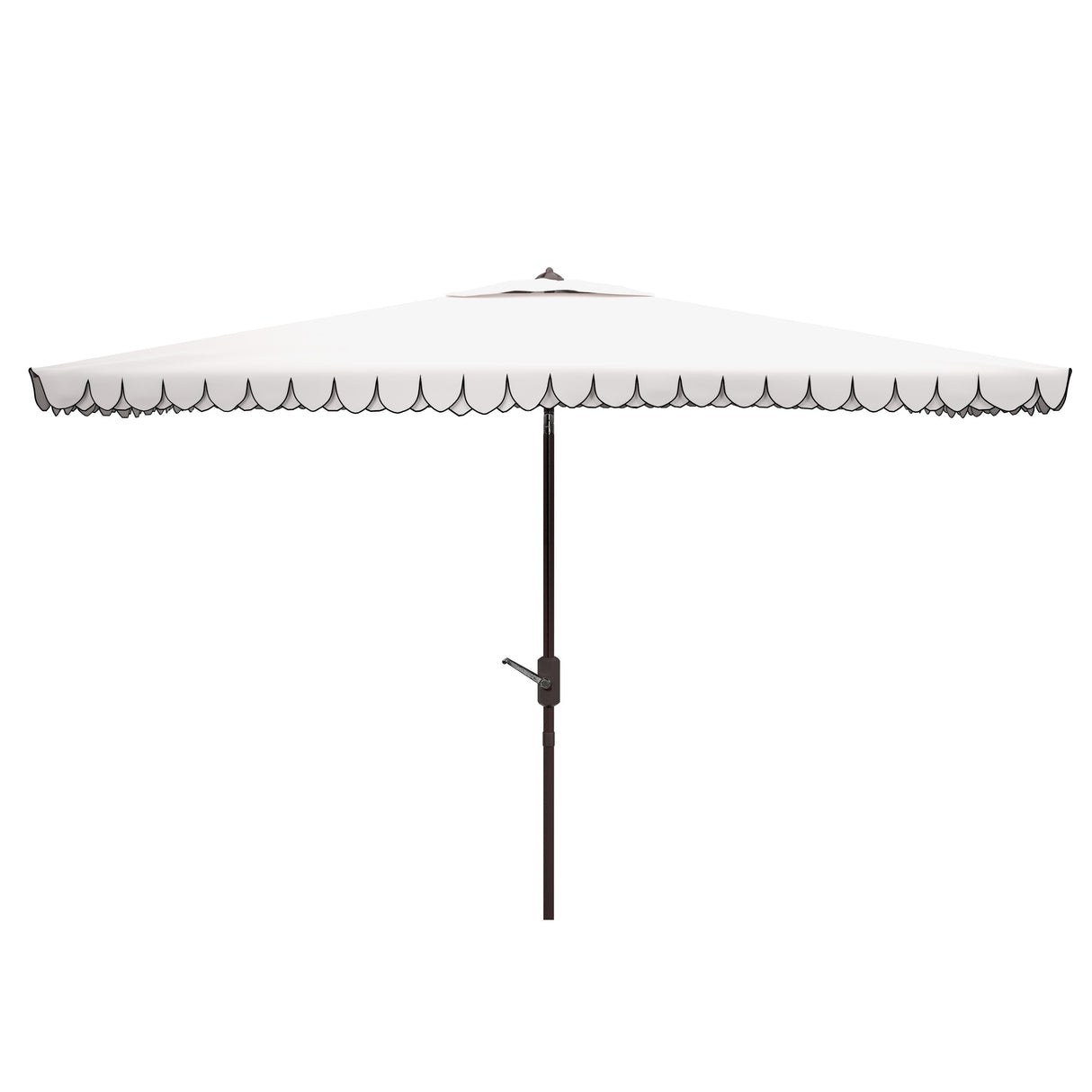 SAFAVIEH Zariah Rectangular 6'x10' Outdoor Umbrella with Valance