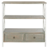 SAFAVIEH Zenia Pale Blue Storage Console Table - 33.9" x 15.2" x 34.8" - 34Wx15Dx35H