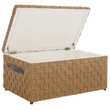 SAFAVIEH Zeycan Rattan Storage Trunk - 23.6" x 39.3" x 17.7" - 24W x 39D x 18H