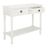 SAFAVIEH Zita 2-Drawer Console Table - 35.5" W x 13" L x 29.5" H - 36Wx13Dx30H