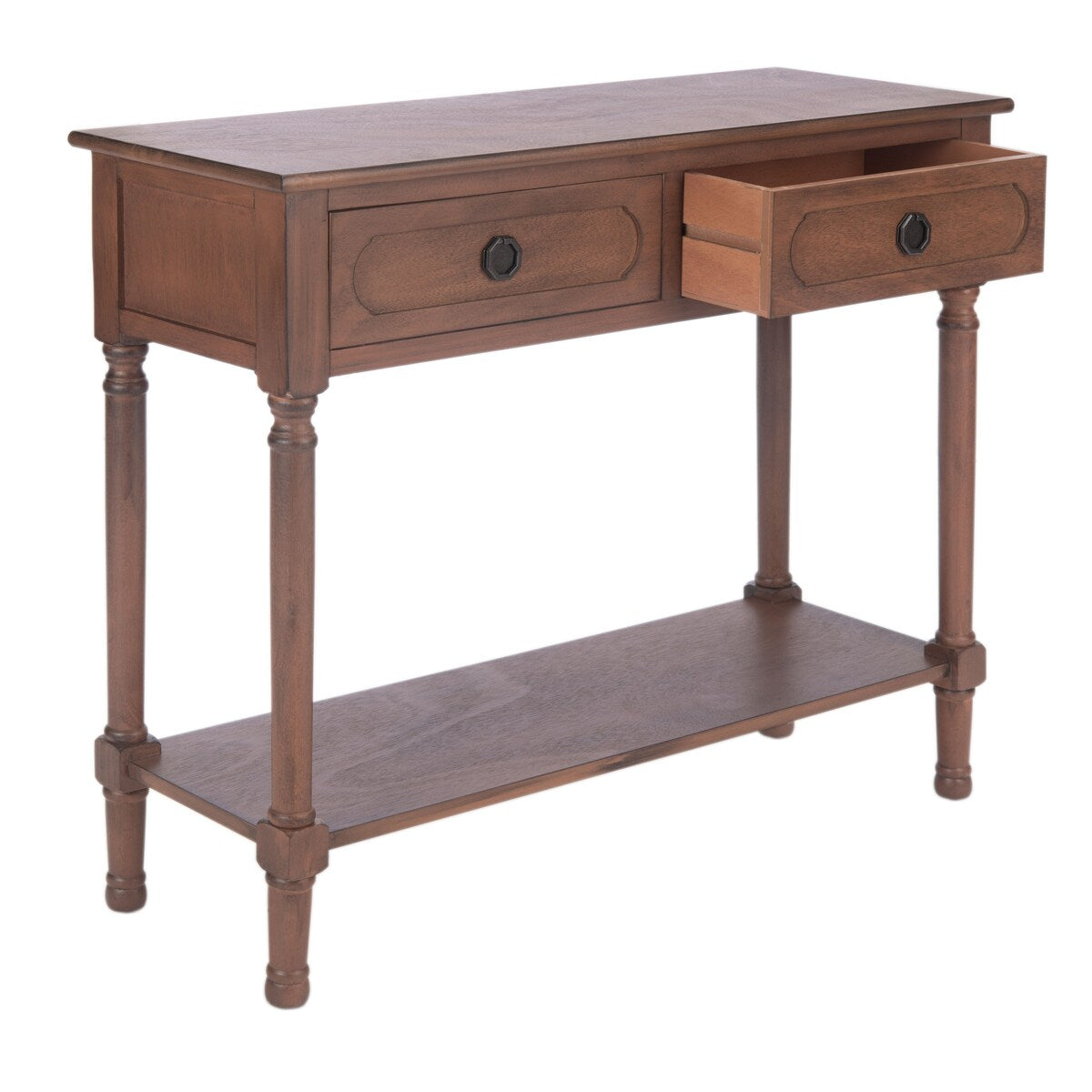 SAFAVIEH Zita 2-Drawer Console Table - 35.5" W x 13" L x 29.5" H - 36Wx13Dx30H