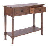 SAFAVIEH Zita 2-Drawer Console Table - 35.5" W x 13" L x 29.5" H - 36Wx13Dx30H