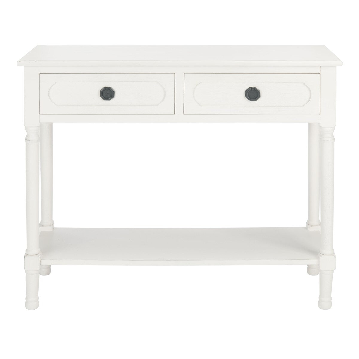 SAFAVIEH Zita 2-Drawer Console Table - 35.5" W x 13" L x 29.5" H - 36Wx13Dx30H